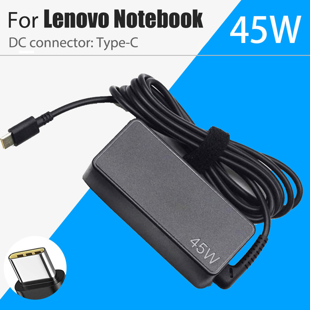 45W USB C Type-C Laptop PD Charger AC Power Adapter ADLX45YCC3A for lenovo Thinkpad X270 E490 X1 Tablet Carbon Yoga 4 5 6 730