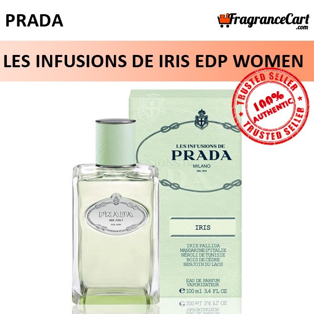 Prada Les Infusions De Iris EDP for Women (100ml) Eau de Parfum Milano D'Iris Green [Brand New 100% Authentic Perfume/Fragrance]
