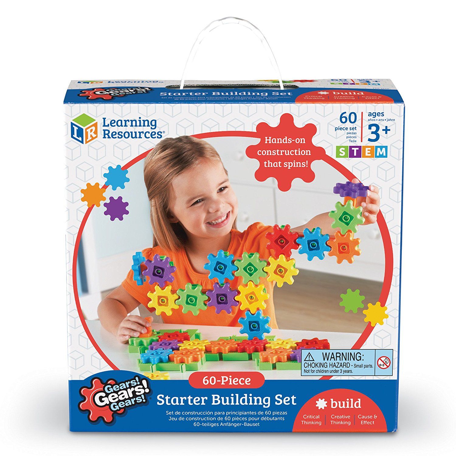 Learning Resources Gears! Gears! Gears!® Starter Building Set (Set of 60)