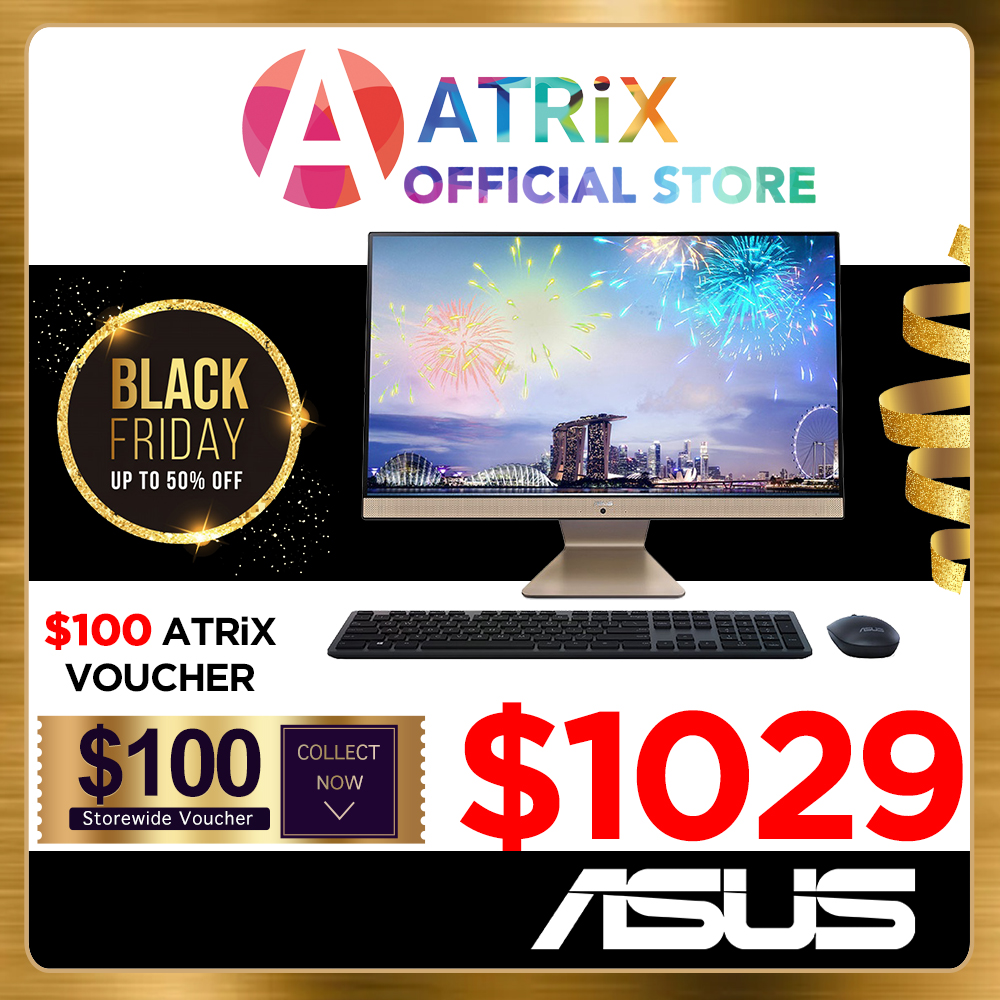 【MS Office|Express Delivery】ASUS Vivo Aio M3200WUAK-BA011W/M3200WUAK-BA012W | 21.5" FHD (1920x1080) | AMD Ryzen 5 5500U | AMD Radeon Graphics | 8GB RAM | 256GB SSD + 1TB HDD/512GB SSD | Wi-Fi 6 | 3Y O