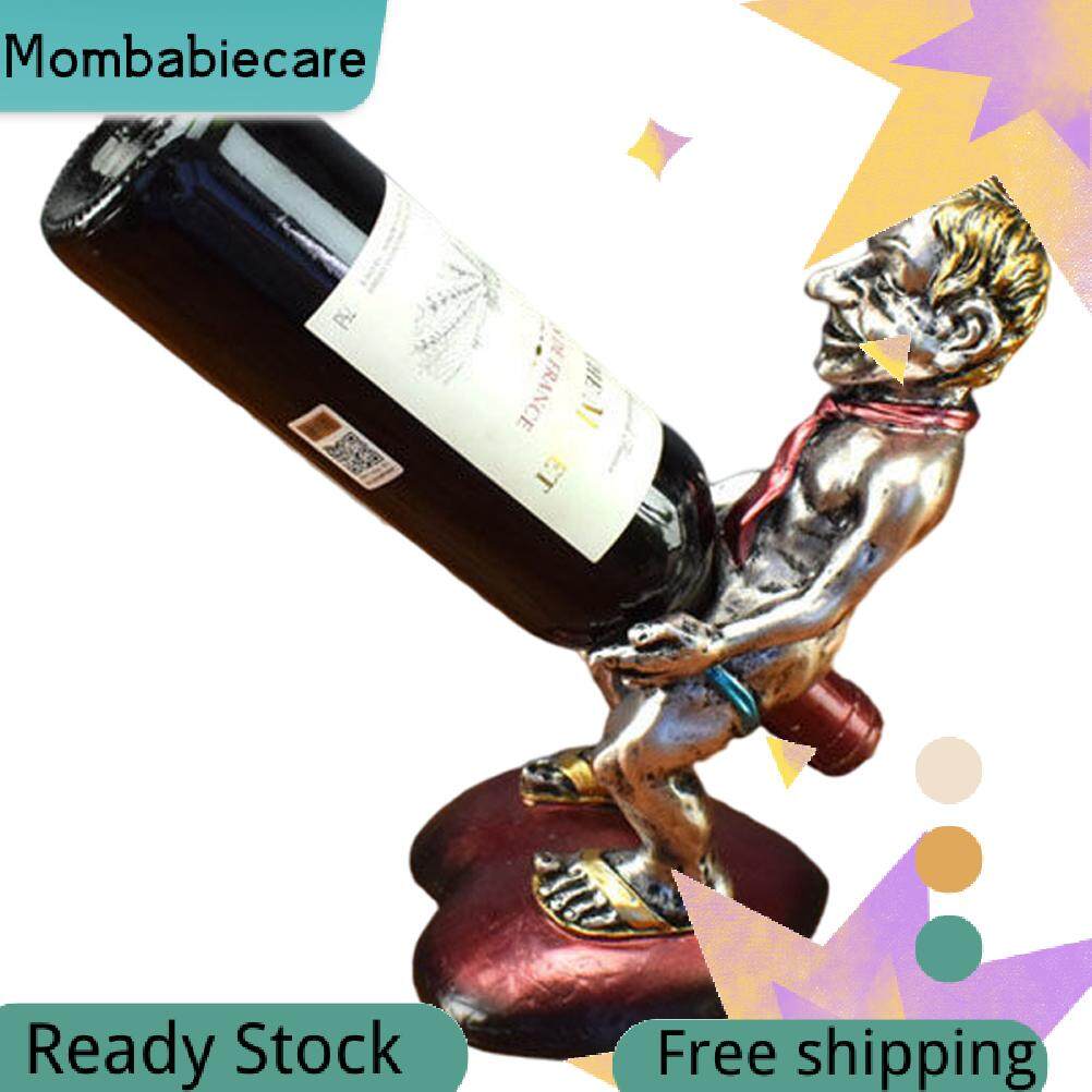 Resin Wine Bottle Holder Single Wine Holder Adult Creative Decoration Dining Table Decoration for Kitchen Home Bar Gifts for Wine Lovers
